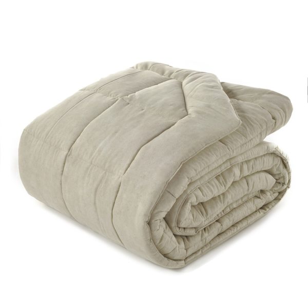 Trapunta Galuchat FAZZINI in Percalle di Cotone - Beige