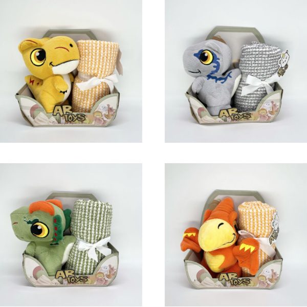 plaid + peluche interattivo draghetti Tair flannel fleece