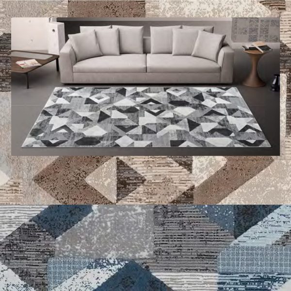 tappeto arredo double rombi