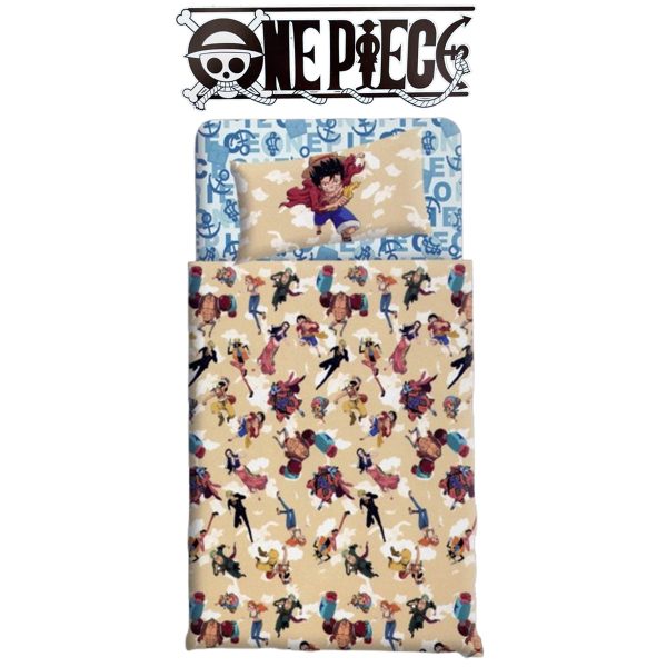 completo lenzuola One Piece cotone
