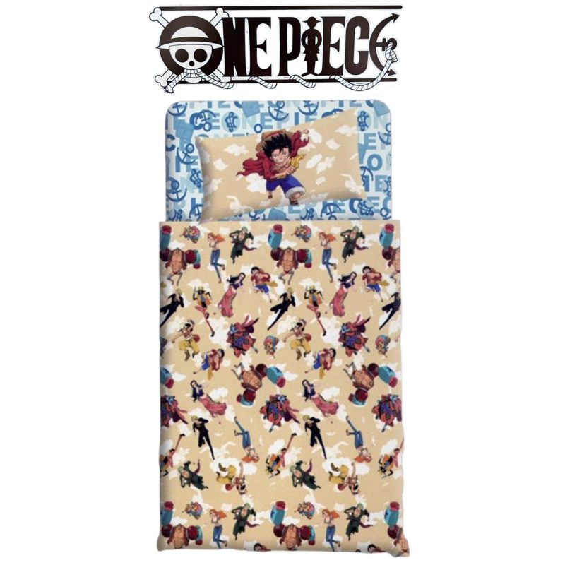 completo lenzuola One Piece cotone