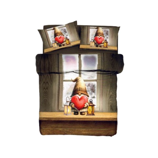 Parure copripiumino Gnomo 100% cotone