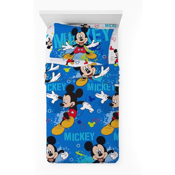 Completo lenzuola Mickey Mouse singolo
