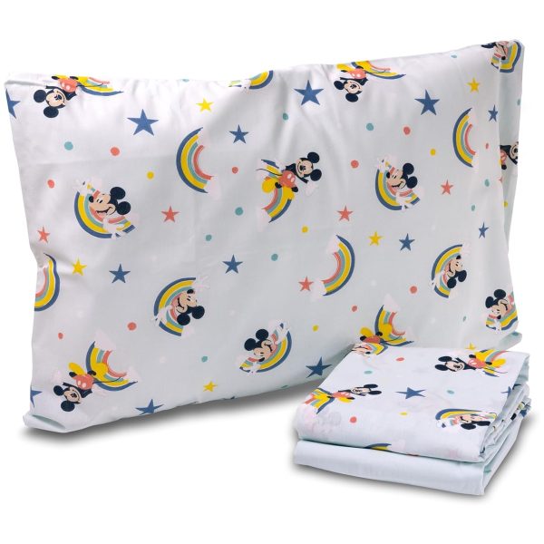 Completo lenzuola lettino Topolino